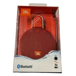 JBL  Clip 2 Portable Bluetooth Speaker RED